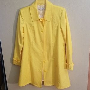 Peter Nygard Yellow Long Coat